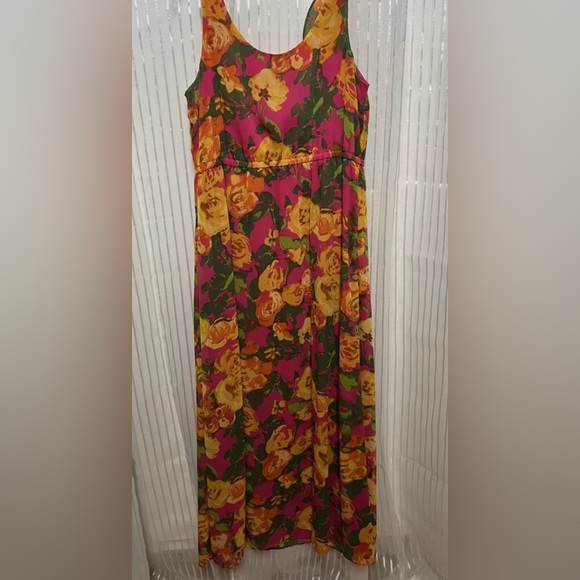 “Isaac Mizrahi”  Dress SZ: (SP) Orange, Ruffles, Layers Colors Beautiful NWT - Picture 3 of 7